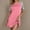 Hot Pink, variant on Fnooota Women's Nightgowns, Pullover Crew Neck Short Sleeve Casual Summer Sleepshirts Navy Size S