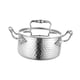 thumbnail image 2 of Olla de acero inoxidable con patrón de martillo, olla para shabu shabu pequeña para catering Argén, 2 of 9
