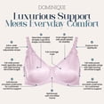 thumbnail image 4 of Dominique Mystique Minimizer Bra #7000 – Seamless Full Figure Underwire Lingerie for Women, Smooths & Shapes, 4 of 6