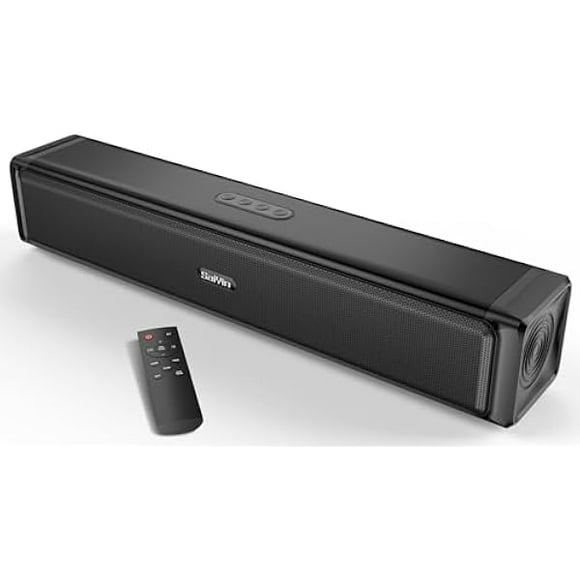 Saiyin Sound Bar 17 Inch with 4 Powerful Speakers - Surround Sound System for TV