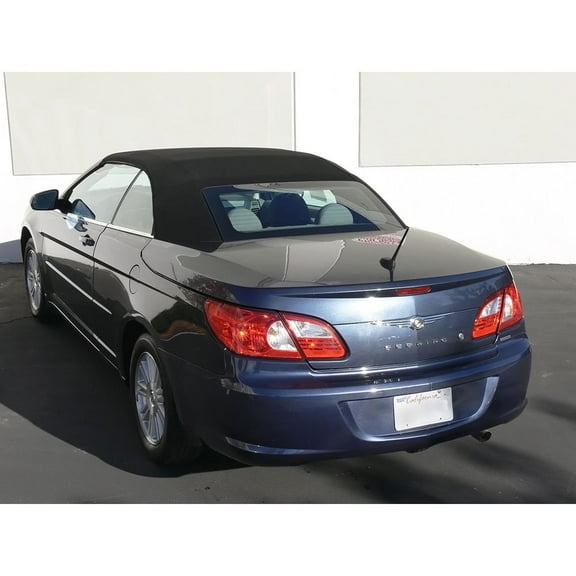 Sierra Auto Tops Convertible Top Replacement for Chrysler Sebring 2008-2011, TwillFast RPC Canvas, Black
