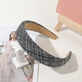 thumbnail image 2 of Manxivoo Headbands for Women Plaid Print Headband Knotted Headband Hair Accessories Hair Bands for Women's Hair B One Size, 2 of 6