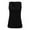 Black, variant on OSOLU Solid Color Women Sleeveless Scoop Neck Ribbed Knit Fitted Tank Tops Basic Tight Shirts Classic Dailywear