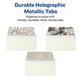 thumbnail image 2 of Avery Ultrabs Luxe, Multi-Use Style, 2" x 1.5", Film, Write-on Tab, Assorted Silver, 18 Tabs, 2 of 8
