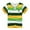 Dark Green, variant on ibiyuan Girls Graphic Tees Size 10-12,Summer New Striped Short Sleeve T Shirt For Boys Cute Kids' Top For Toddler Boy Clothing