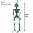 thumbnail image 3 of GiLiling Halloween Skeleton Pumpkin Head Hanging Decor​​ | Human Bone Display for Haunted House Porches, Gothic Entryway Scenes, and Spine-Chilling Atmosphere Enhancement, 17.7x4.7inches, 3 of 9