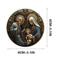 thumbnail image 7 of KCEHTA Nativity Christmas Ornaments, Nativity Ornaments for Christmas Tree, Christmas Nativity Scene Ornaments, Christian Christmas Tree Decorations for Home Office Car Pendant, 7 of 7