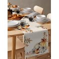 thumbnail image 6 of Saint Patricks Day Dwarf linen table runners, Gold Coin Green Clovers Tree Tables Dresser Scaves Non-Slip Burlap Runner for Kitchen Indoor Outdoor Party Holiday Gathering Light 13*71 in, 6 of 6