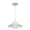 Satin Nickel, variant on Besa Lighting - Trilo 15 - One Light Cord Pendant with Flat Canopy-Bronze