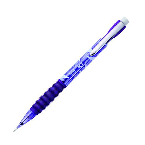 Pentel iCY 12 Violet Automatic Pencils .5 mil Fine Smooth Latex-Free Rubber Grip 