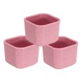 thumbnail image 1 of Unique Bargains 2' Square Plastic Succulent Planter with Drainage Flowerpot Container, Pink 3 Pack, 1 of 5