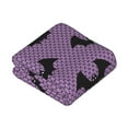 thumbnail image 5 of Throw Blanket for Couch Sofa and Bed, halloween bat print Super Soft Plush Throw Blanket, Fuzzy Cuteness Comfy Warm Washable Flannel Blanket & Throws for All Season 40"x30", 5 of 7