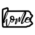 thumbnail image 3 of Pennsylvania Home State Silhouette Solid Steel Home Decor Decorative Accent Metal Art Wall Sign, 3 of 3