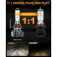 thumbnail image 4 of For Saturn Aura Sedan 2007-2009 4PCs Combo LED Headlight High Low Beam Bulbs Kit, 4 of 8