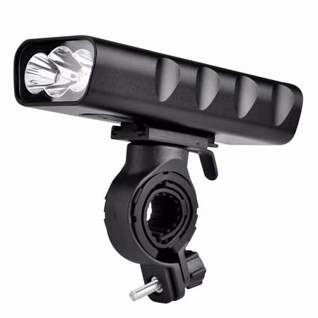 Akoyovwerve 1000LM USB Rechargeable LED Bike Light Bicycle Head light Waterproof Front Light Lamp with 3 Mode for Night Riding Cycling Safety Flashlight Bicycle Helmet (Best Bike Headlight For Night Riding)