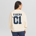thumbnail image 2 of Women's WEAR by Erin Andrews Cream Detroit Tigers Heavyweight Crew Neck Sweatshirt, 2 of 4