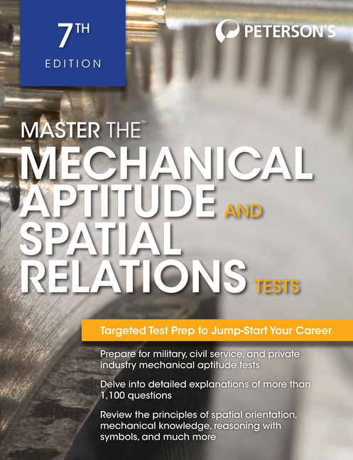 Peterson s Master The Mechanical Aptitude Spatial Tests Master The Mechanical Aptitude And