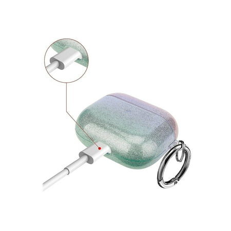 SaharaCase - Sparkle Series Case for Apple AirPods 3 (3rd Generation) - Blue/Green