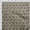 thumbnail image 4 of oneOone Cotton Silk Mocha Brown Fabric Abstract Bird Sewing Fabric By The Yard Printed Diy Clothing Sewing Supplies 42 Inch Wide-3U, 4 of 6