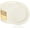 Ivory, variant on 100PCS Clear Gold Plastic Plates, Clear Dinner Plates with Gold Rim 10 Inch, Fancy Disposable Wedding Premium Plastic Plates for Wedding Birthdays Party Dinner St. Patricks Day