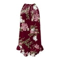 thumbnail image 4 of Moda mujer casual sexy impresión vestidos verano sin mangas vendaje vestido Fridja  hj4136, 4 of 5
