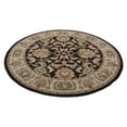 thumbnail image 2 of Rugsotic Carpets Hand Tufted Wool Eco-Friendly Area Rugs - 8'x8', Round, Brown Beige, Modern Contemporary Design, High Pile Handmade Anti Skid Rugs for Living Room, Bed Room (K00663), 2 of 6