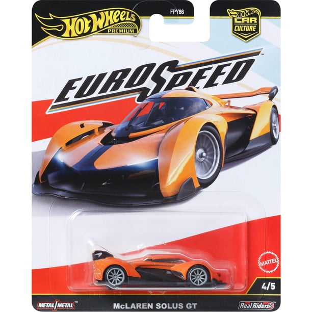 Auto de juguete Hot Wheels McLaren Solus GT 1:64 de metal fundido