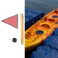 thumbnail image 1 of Kit de montaje de bandera para kayak, accesorio de aleación de aluminio de alta visibilidad, resistente con base estable, bandera de 1,2 m para barcos, 1 of 8