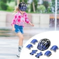thumbnail image 4 of Steadline Youngster Protective Gear Set 7pcs - Adjustable Helmet With Knee Elbow Wrist Guards For Skateboarding Biking Roller Skating Safety Equipment Breathable Sponge Material, 4 of 5