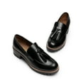 thumbnail image 2 of Women's Loafers Slip On Platform Chunky Penny Heeled Loafers Dressy and Work Shoes, 2 of 7