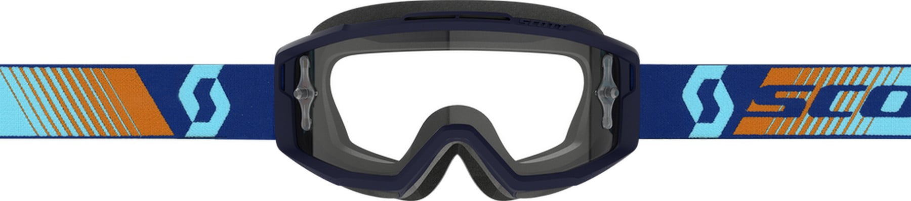 Scott Split OTG MX Offroad Goggles Royal Blue w/Clear Lens