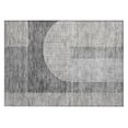 thumbnail image 2 of Addison Rugs Chantille Indoor/Outdoor Transitional Art Deco Gray Washable Rectangle Rug, 1'8" x 2'6", 2 of 6