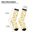 thumbnail image 2 of Goofa Banana Pattern Children's Crew Socks, Kids' Daily Wear and Sports Socks, Breathable Socks, Sports Socks, Moisture-Wicking Socks for Children, 2 of 6
