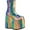 Rainbow Iridescent Vegan Leather, variant on Men's Stack 201 Ankle Boot