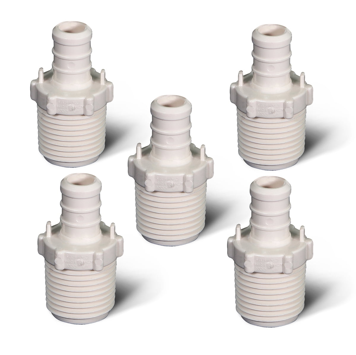 Poly Alloy Lead-Free Crimp Fittings 200 1/2" PEX Couplings 