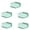 Green, variant on Set of 5 Wheat Hexagonal Tray Serving Dishes,Simple Wheat Straw Hexagonal Serving Food Trays for Dessert,Snacks,Melon Tray,Party Buffet-Blue