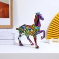 thumbnail image 1 of Mini estatuilla Multicolor, escultura de Animal para artes, muñeco de juguete para , decoración para hogar de Navidad Rb Macarena Caballo Estatuilla Estatua, 1 of 7
