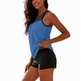 thumbnail image 7 of Womens Flowy Tankini Tops Modest Bathing Suit Loose Fit Two Piece Swimsuit Scoop Neck Swim Tops High Waisted Bottom, 2XL, 7 of 7