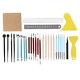 thumbnail image 2 of 30 Pcs Outils en Argile Acier Inoxydable Acrylique Bûche Silicone Accessoires de Modélisation Pratiques, 2 of 14
