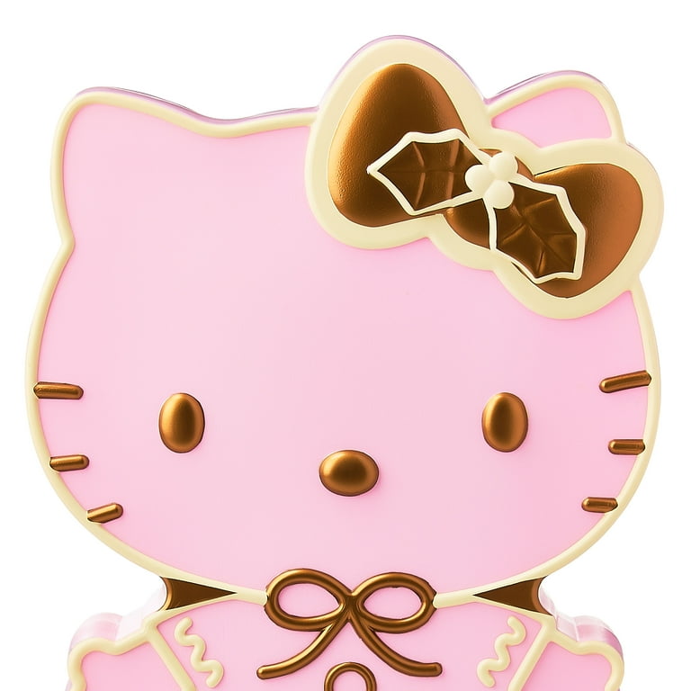 Lighted Blow Mold Outdoor Decor Pink Hello Kitty as Gingerbread