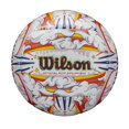 thumbnail image 1 of VOLEIBOL WILSON Graffiti Peace, color blanco/naranja, 1 of 7