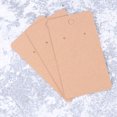 thumbnail image 2 of 200 Unids 5x8.9cm Tarjetas para Exhibir Pendientes Titular de Pendiente Etiqueta para Exhibir Pendientes para Pendientes de Oreja Pendientes Materiales del Paquete (Marrón), 2 of 5