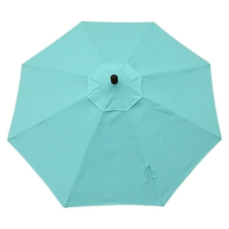 Beige Crackle Finish - Resort 9' Market Umbrella with Windvent and Automatic Tilt in a Bronze Finish