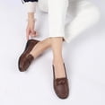 thumbnail image 6 of Decould sylf Women Loafers Casual Slip On Flat Shoes Comfortable Lightweight Walking Shoes Dressy Work Shoes, 6 of 8