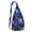 Purple-42, variant on Jurassic Dino Sling Tote - Colorful Prehistoric Print Bag, Eco-Friendly Cooler for Beach & Office