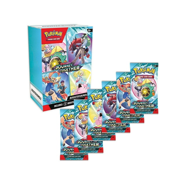 Pok√©mon, Journey Together Booster Bundle Box, 6 Packs - Walmart.com