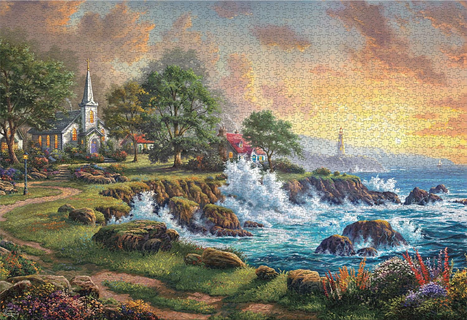 Ceaco - Thomas Kinkade - Seaside Haven - Casse-tête 2000 pièces