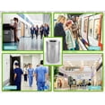 thumbnail image 3 of Alpine Commercial Stainless Steel Trash Can – Open Top 50-Gallon Heavy-Duty Garbage Can, Modern, Round, Large Waste Receptacle for Indoor Use High-Traffic Areas - Brushed Silver, 3 of 8