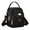 Black, variant on Lightweight Nylon Women's Messenger Bag - Casual Mini Handbag with Multi-Zipper Compartments, Detachable Adjustable Shoulder Strap & Front Pocket, Small Crossbody Bag, Versatile Travel Purse, Secure