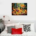 thumbnail image 4 of COMIO Kitchen Fruit Canvas Wall Art Vintage Still Life Painting Fruits and Grape Print Picture Rustic Farmhouse Colorful Framed Food Art for Dining Room Home Decor, 4 of 4